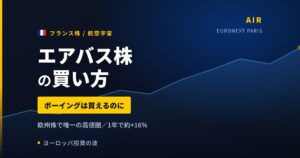 エアバス株の買い方と株価・業績｜上半期は売上高12%増、防衛部門受注83%増【2026年】