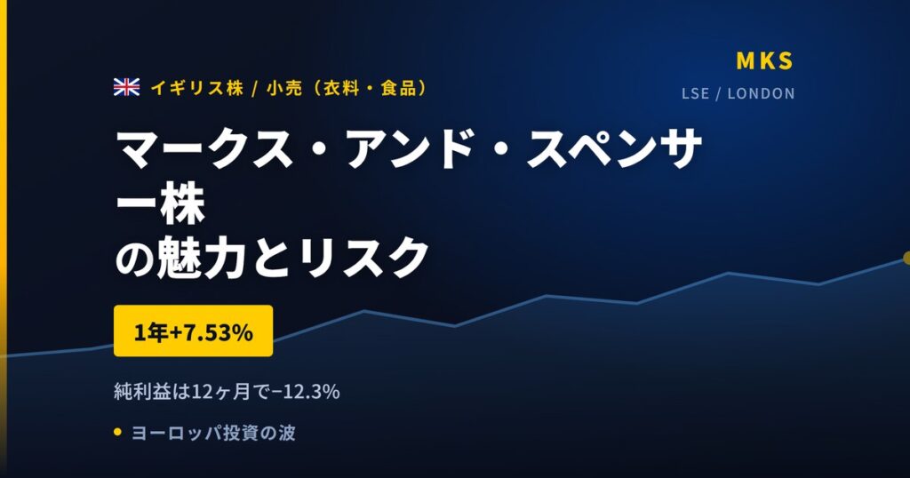 マークス・アンド・スペンサー株の魅力とリスク｜サイバー攻撃と日本からの買い方【2026年】