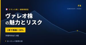 ヴァレオ株の魅力とリスク｜1年+36%とPER17.4倍、日本からの買い方【2026年】