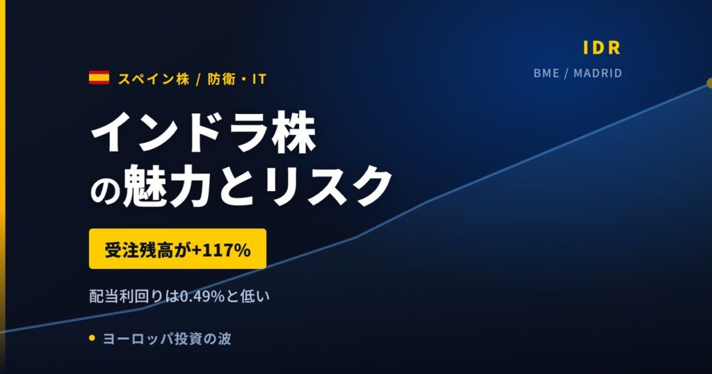 インドラ株の魅力とリスク｜受注残+117%と日本からの買い方【2026年】