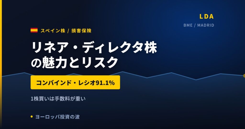 リネア・ディレクタ株の魅力とリスク｜コンバインド・レシオ91.1%と買い方【2026年】