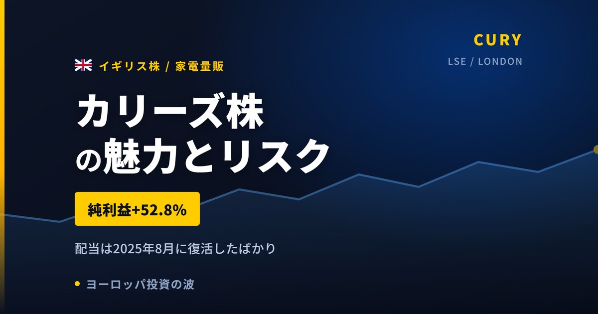 カリーズ株の魅力とリスク｜純利益53%増と日本からの買い方【2026年】