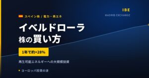 イベルドローラ株の買い方と株価・業績｜送配電網投資で純利益22%増【2026年】